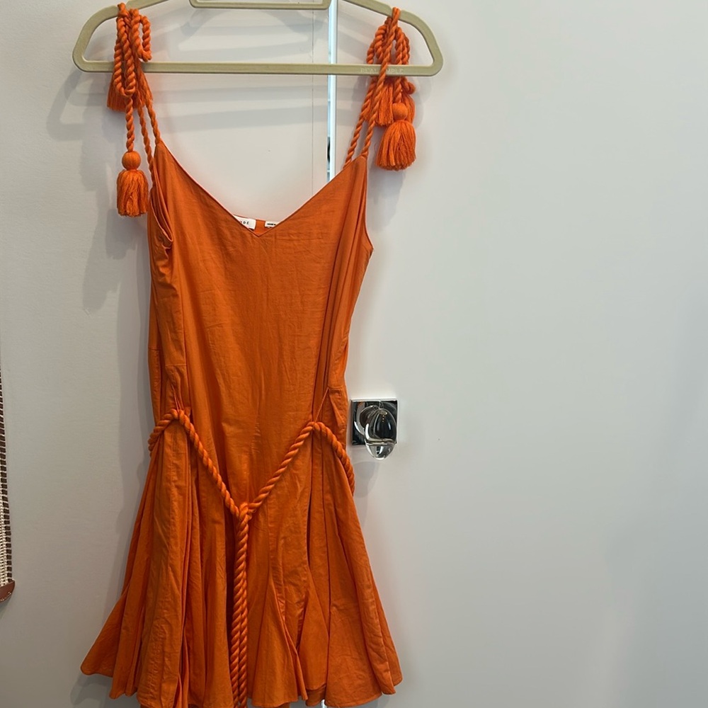 Orange sundress